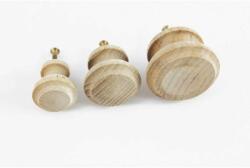 Penta collection Fa bútorgomb, dia. 30 domború-lapos, 6 db/csomag