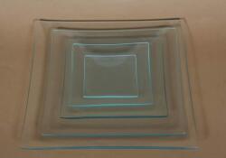 Penta collection Üvegtál négyszögletes 15x15 cm-es