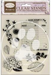 Stamperia Akril pecsételő cm 14x18 - Quiet Days hydrangea