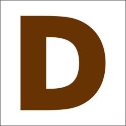 Penta collection Fabetű 45mm, 10 db/csomag D