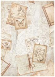 Stamperia A4 rizspapír csom. - Quiet Days postcards