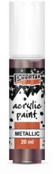 Pentart Metál akrilfesték 20 ml padlizsán