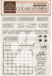 Stamperia Acril pecsételő cm 14x18 - Create Happiness Christmas calendar, monthly
