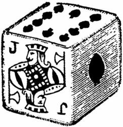 Stamperia Akril pecsételő 5 x 7 cm Dice