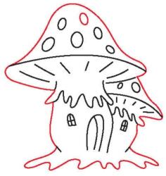 Penta collection Fafigura, 5 db/csomag - gomba 257