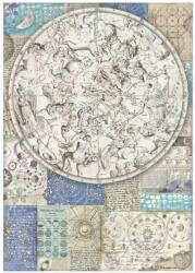 Stamperia A4 rizspapír csom. - Cosmos Infinity zodiac