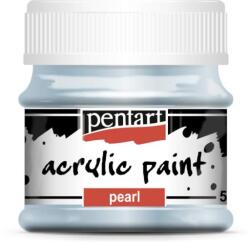 Pentart Gyöngyház akrilfesték 50 ml kék