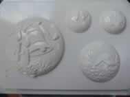 Penta collection Gipszkiöntő forma, normál - Karácsonyi gömbdíszek