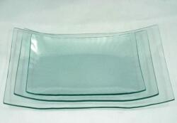 Penta collection Üvegtál hajlított 28, 2X17, 8X5 cm-es