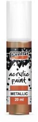 Pentart Metál akrilfesték 20 ml antikarany
