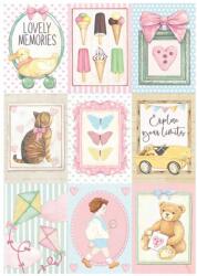 Stamperia A4 rizspapír csom. - DayDream kis kártyák