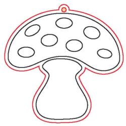 Penta collection Fafigura, 5 db/csomag - gomba 72