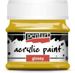 Pentart Fényes akrilfesték 50 ml okker