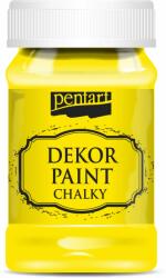 Pentart Dekor krétafesték 100 ml citromsárga