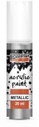 Pentart Metál akrilfesték 20 ml csillogó ezüst