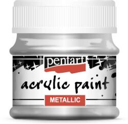 Pentart Metál akrilfesték 50 ml ezüst