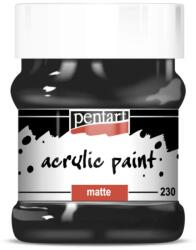 Pentart Matt akrilfesték 230 ml fekete