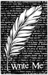 Stamperia HD gumi pecsételő 7 x 11 cm - Feather