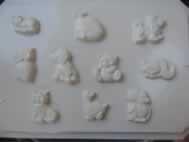 Penta collection Gipszkiöntő forma, normál - Apró állatok- bagoly, kutya