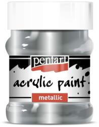 Pentart Metál akrilfesték 230 ml rokokóezüst