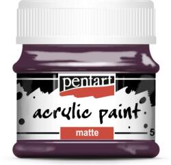 Pentart Matt akrilfesték 50 ml padlizsán