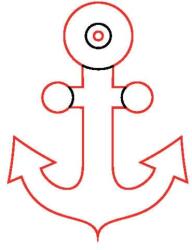 Penta collection Fafigura, 5 db/csomag - horgony 385