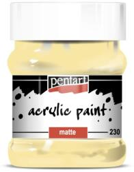 Pentart Matt akrilfesték 230 ml tejeskávé