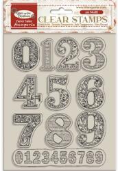 Stamperia Akril pecsételő cm 14x18 - Gear up for Christmas numbers