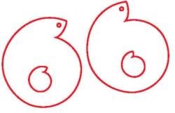 Penta collection Fafigura, 6 db/csomag - füli alap 223