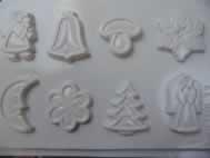 Penta collection Gipszkiöntő forma, normál - Karácsonyi 8 motívumos (antik)