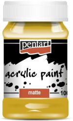 Pentart Matt akrilfesték 100 ml okker 1191