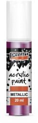 Pentart Metál akrilfesték 20 ml világoslila
