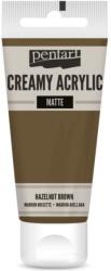 Pentart Krémes akrilfesték matt 60 ml mogyoróbarna