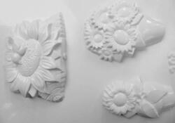 Penta collection Gipszkiöntő forma, normál - Napraforgó - vázás