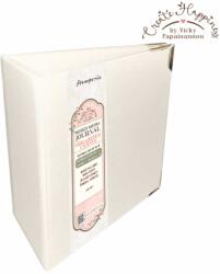 Stamperia Create Happiness Album-rendező A5 vászonból, fém sarkokkal