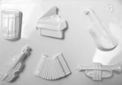 Penta collection Gipszkiöntő forma, normál - Hangszerek