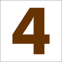 Penta collection Fabetű 45mm, 10 db/csomag 4