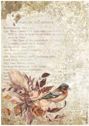 Stamperia A4 rizspapír csom. - Our way - madár