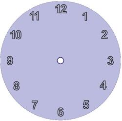 Penta collection Fa óralap kerek arab számmal 1, 15 cm-es