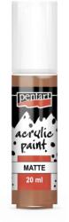 Pentart Matt akrilfesték 20 ml vörösbarna agyag