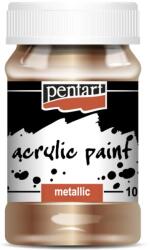 Pentart Metál akrilfesték 100 ml antikarany