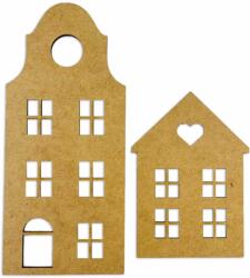 Stamperia MDF figura: Houses