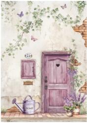 Stamperia A4 rizspapír csom. - Lavender door
