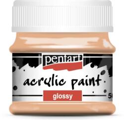 Pentart Fényes akrilfesték 50 ml lazac