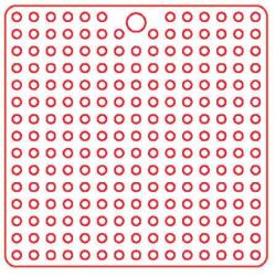 Penta collection Fafigura, 4 db/csomag - négyzet 343