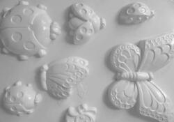 Penta collection Gipszkiöntő forma, normál - Katicák és lepkék