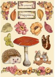 Stamperia Színes fafigurák A5 - Woodland