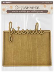 Stamperia MDF figurák: Furry Friends plate friends