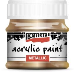 Pentart Metál akrilfesték 50 ml sárgaréz