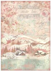 Stamperia A4 rizspapír csom. - Sweet winter time